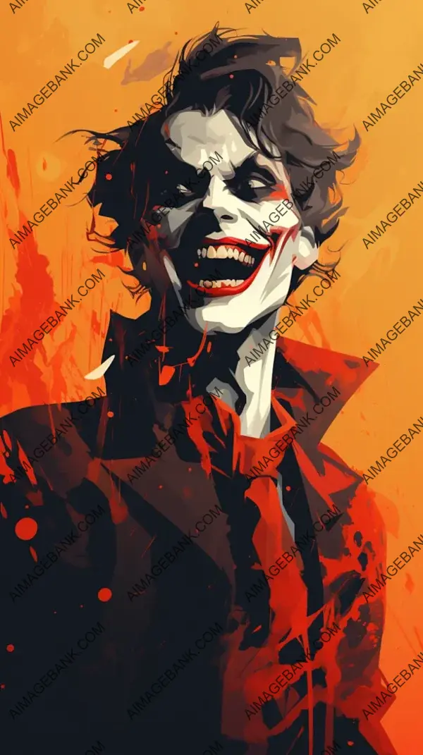 Minimalist Joker as Vampire Poltergeist