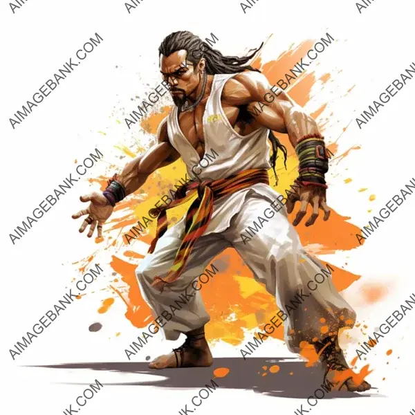 Eddy Gordo&#8217;s Capoeira Fight &#8211; Tekken Digital Art