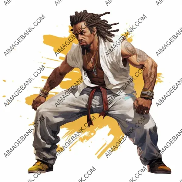 Tekken&#8217;s Eddy Gordo &#8211; Capoeira Digital Art