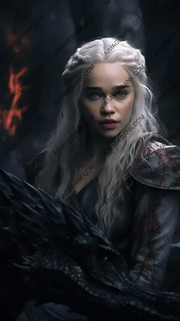 Emilia Clarke as Daenerys Targaryen &#8211; Black Dragon Queen