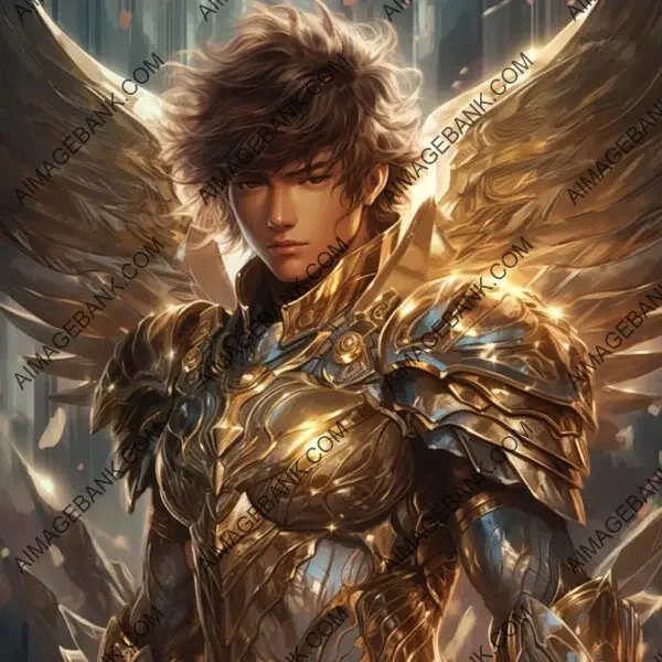 Saint Seiya Showcases Pegasus Armor and Divine Angel Wings