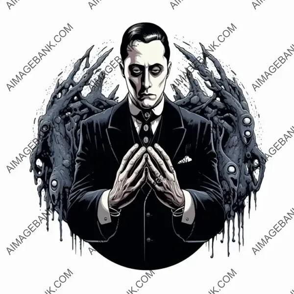 Addams Family&#8217;s Thing Hand Adds a Unique Twist to This T-Shirt Design