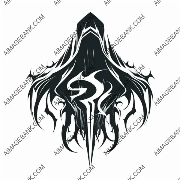 Mysterious Fantasy-Style Rune Symbol for Soul Reapers