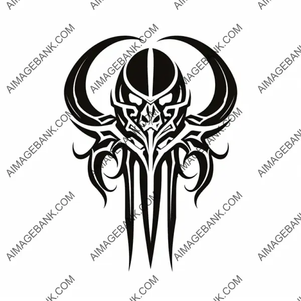 Intriguing Fantasy Rune Symbol for Clan of Soul Reapers