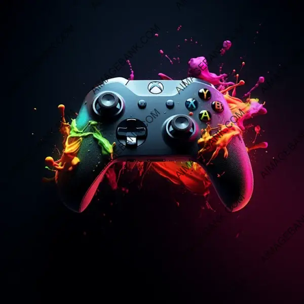 Left Side View Xbox Controller Image