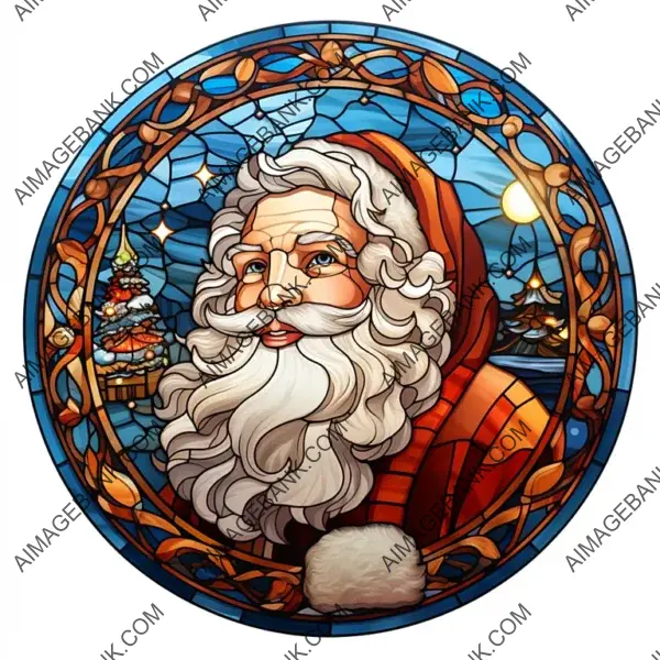 Stunning Stained Glass Christmas Art