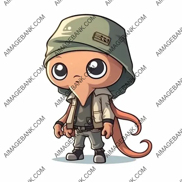 Mascot Tattoo: Squid Games Character