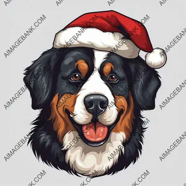 Comic Cartoon Bernese Cute Illustration