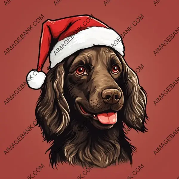 Comic Cartoon Boykin Spaniel Cute Illustration