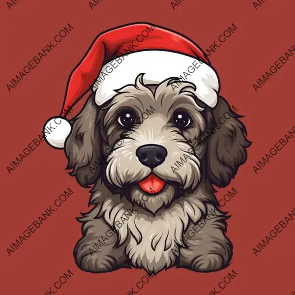 Cute Comic Cartoon Cockapoo Illustration