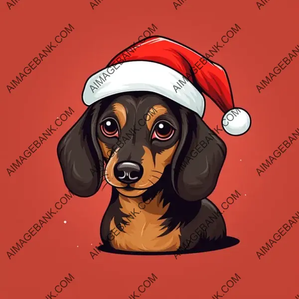 Comic Cartoon Dachshund Cute Illustration