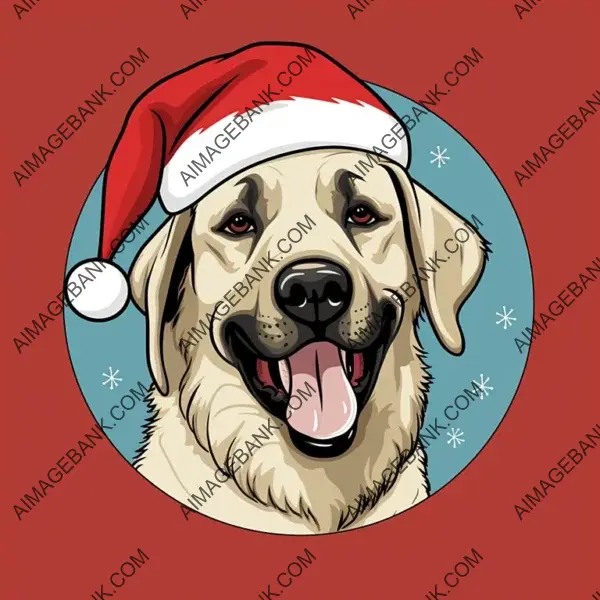 Adorable Kangal Shepherd Cartoon Drawing