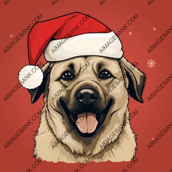 Kangal Shepherd Cartoon Sketch