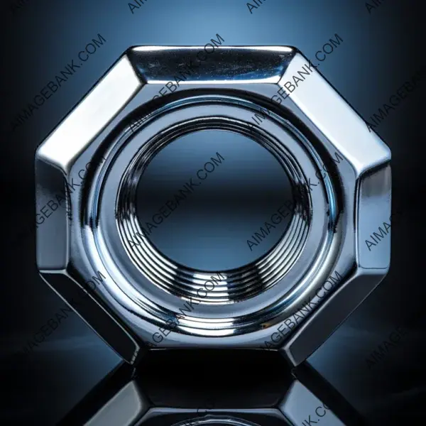 Visually Striking Background Image Featuring Gear Hex Nut