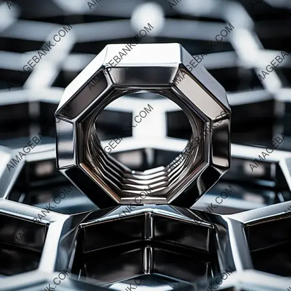 Gear Hex Nut Creating a Visually Striking Scene