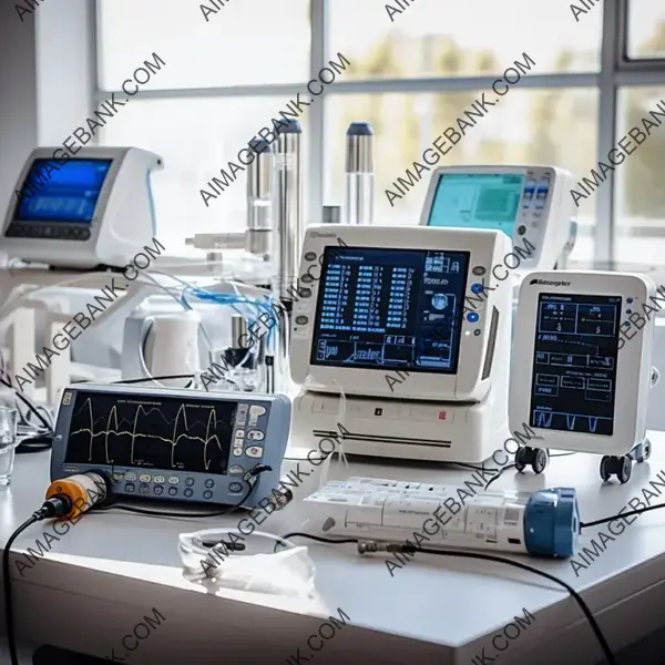 Modern Healthcare: Multiple Medical Devices on Display