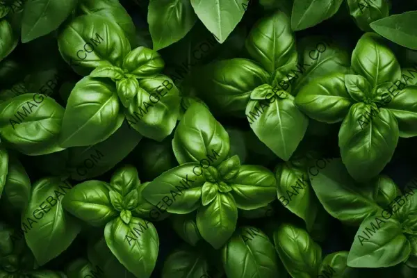 Basil Bliss: Full Wallpaper Texture