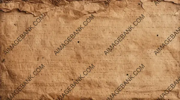 Eco-Friendly Texture: Cardboard Kraft Paper