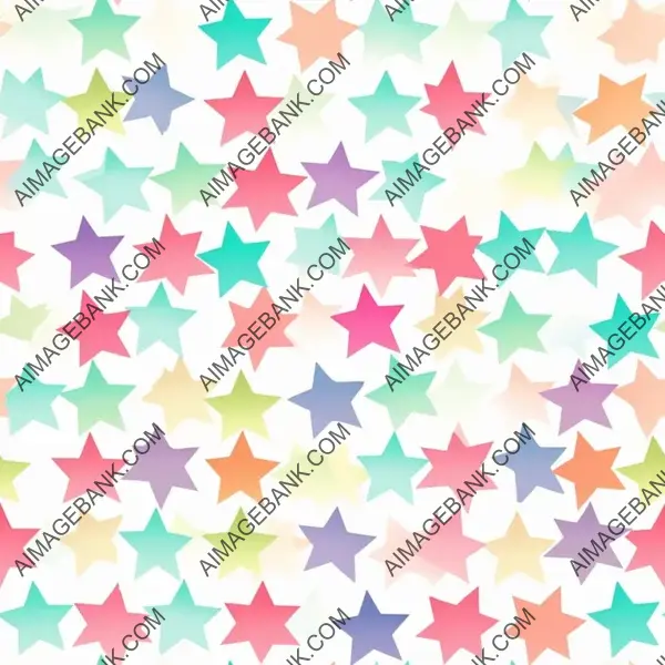 Delicate Starry Pattern: Pastel Colors