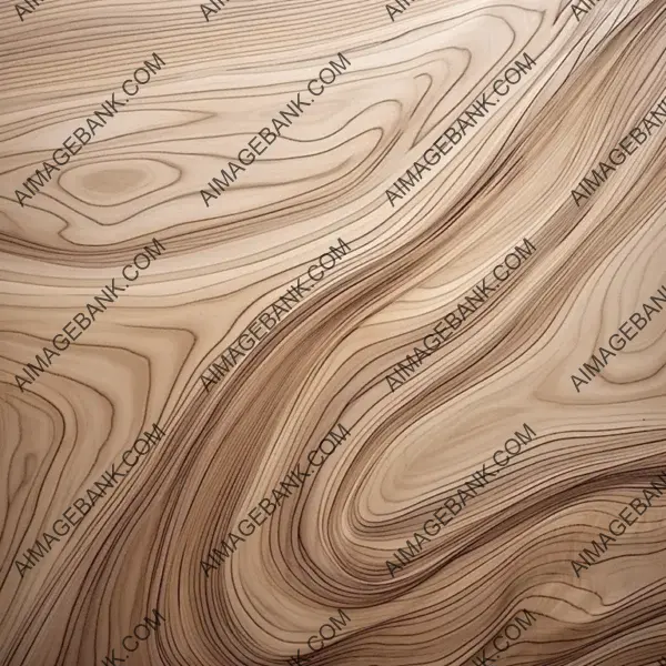 Smooth and Veined Wood Texture