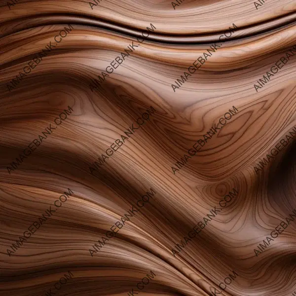 Delicate Veins in Flat Wood Texture