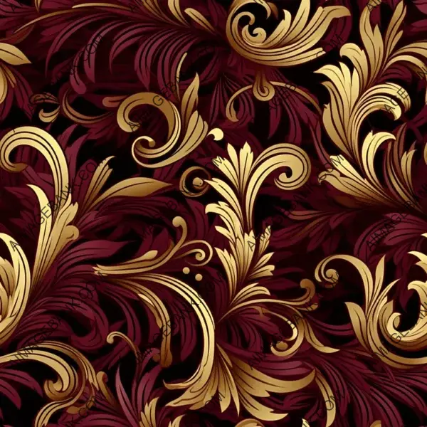 Elegant Burgundy and Gold Textured Design