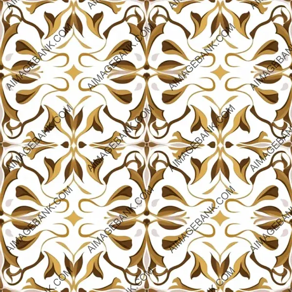 Stylish White and Gold Decorative Texture