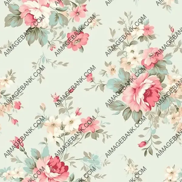 Elegant Shabby Chic Tapestry Pattern