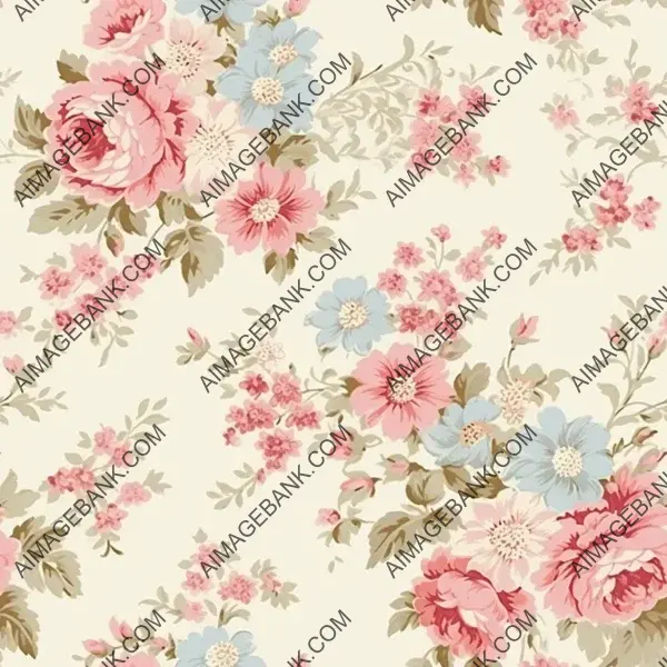 Antique Shabby Chic Tapestry Background