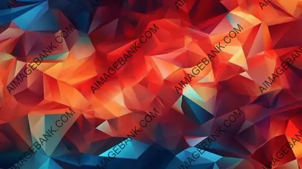 Chic low poly background with a contemporary touch.