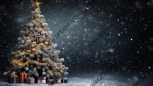 Beautiful Background with Christmas Greetings