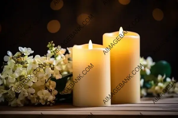 Candlelit Table with Unique Shapes