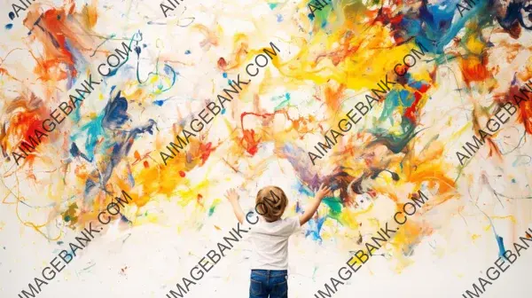 Abstract Art Expressing a Young Kid&#8217;s Curiosity