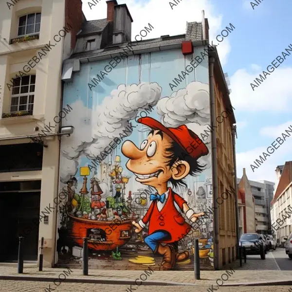 Street Art Brilliance: Gaston Lagaffe&#8217;s Urban Expression in Brussels