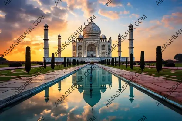 Taj Mahal Illuminated in India&#8217;s Signature Style