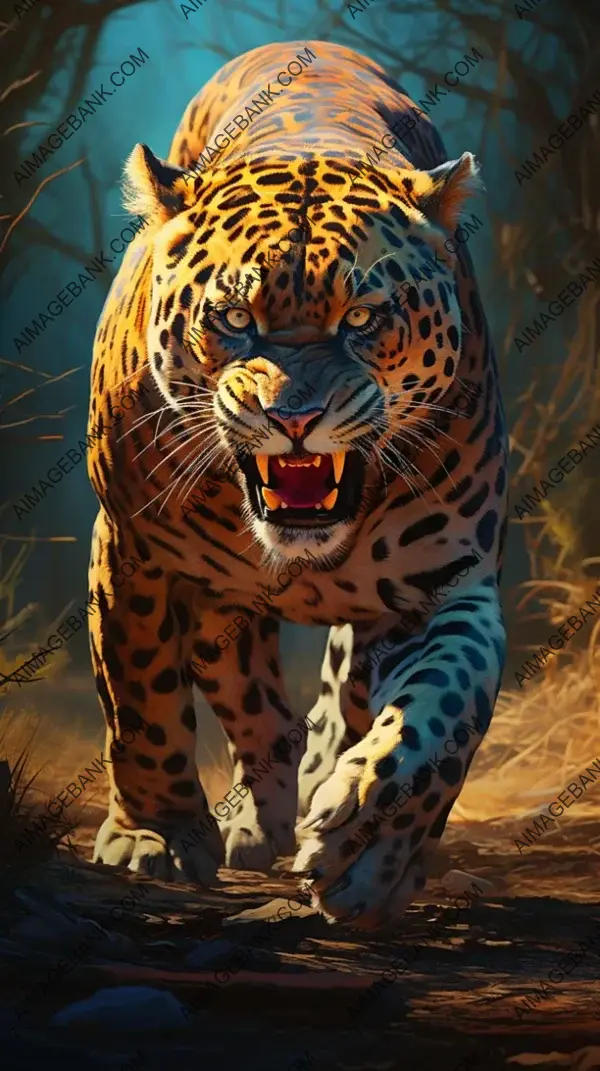 High-Definition Image of a Majestic Jaguar