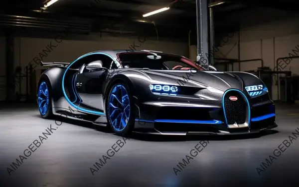 Bugatti Chiron Wins SEMA with Azure Carbon Trim