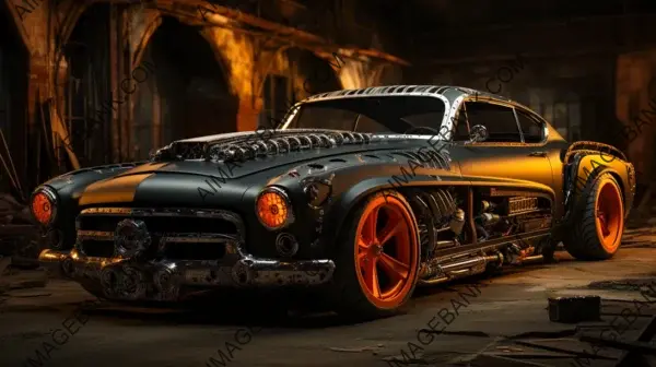 Rat Rod Redefined: Hell Ride Muscle Car with Attitude