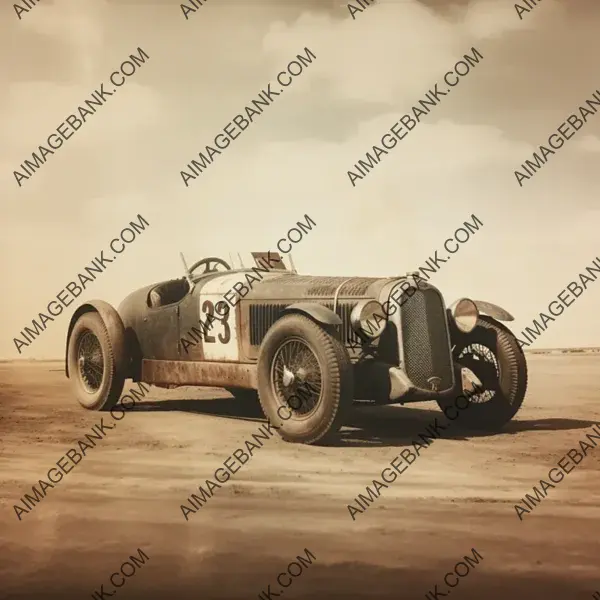 &#8217;32 Ford Speedster Polaroid: Le Mans Racer