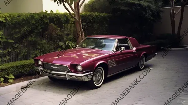 &#8217;70s Deep Magenta Color: Ford Thunderbird &#8217;70