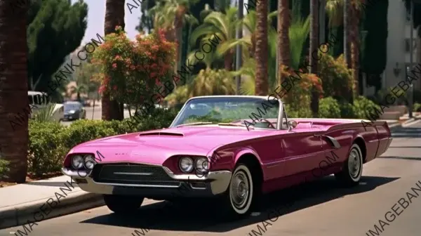 Ford Thunderbird &#8217;70 &#8217;70s Deep Magenta Color