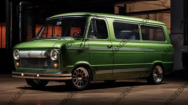 Ford Transit &#8217;71 Sema Green Carbon Winner