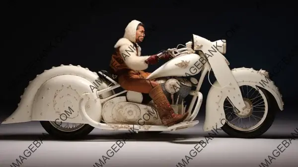 Indian Blizzard Arctic Motorbike Custom