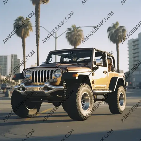 &#8217;90s 35mm: Jeep Wrangler Lowrider Sahara Special