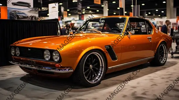 Jensen Interceptor with Deep Orange Carbon Trim &#8211; Sema