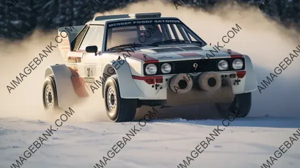 Kinetic Snow Race: Lancia Group Rally Car