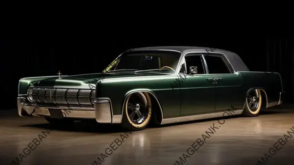 Lincoln Continental 1969 Sema Winner Car in Green