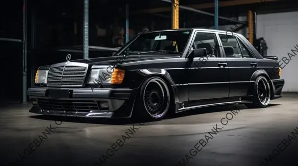 Black Carbon Trim Elegance: Mercedes 290E Evo Hammer