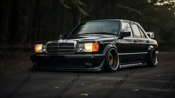 Mercedes 290E Evo Hammer: 35mm Film Beauty