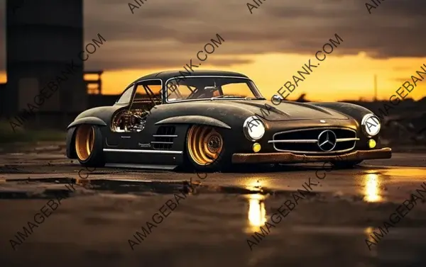 Unconventional Beauty: Mercedes 300SL Rat Rod